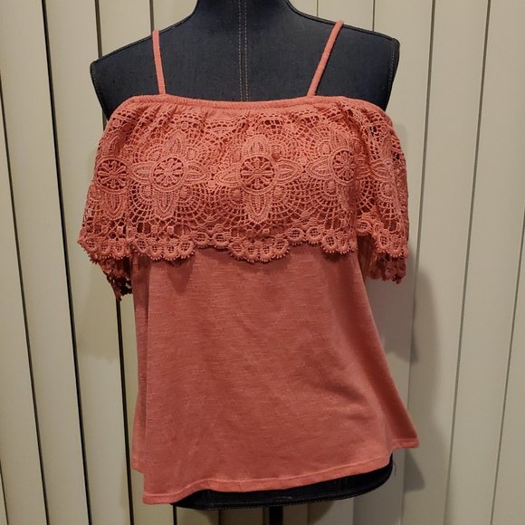 No Boundaries Bundle of Black Floral Dress and Coral Pink Top - Size 3XL - Picture 12 of 16